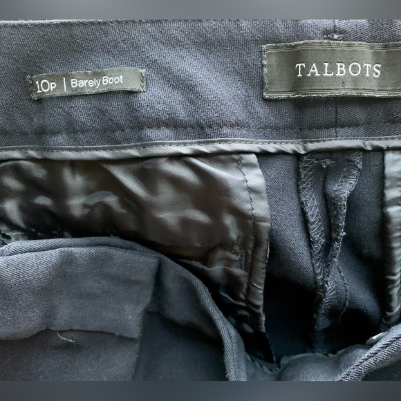 LN TALBOTS BARELY BOOT PANTS. SO COMFORTABLE BI-STRETCH FABRIC. 27” INSEAM. - Picture 7 of 7